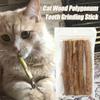 5-50pcs Catnip Stick Pet Cat Molar Toys Natural Wood Polygonum Sticks Cleaning Teeth Relieve Boredom Snacks Chews Toys