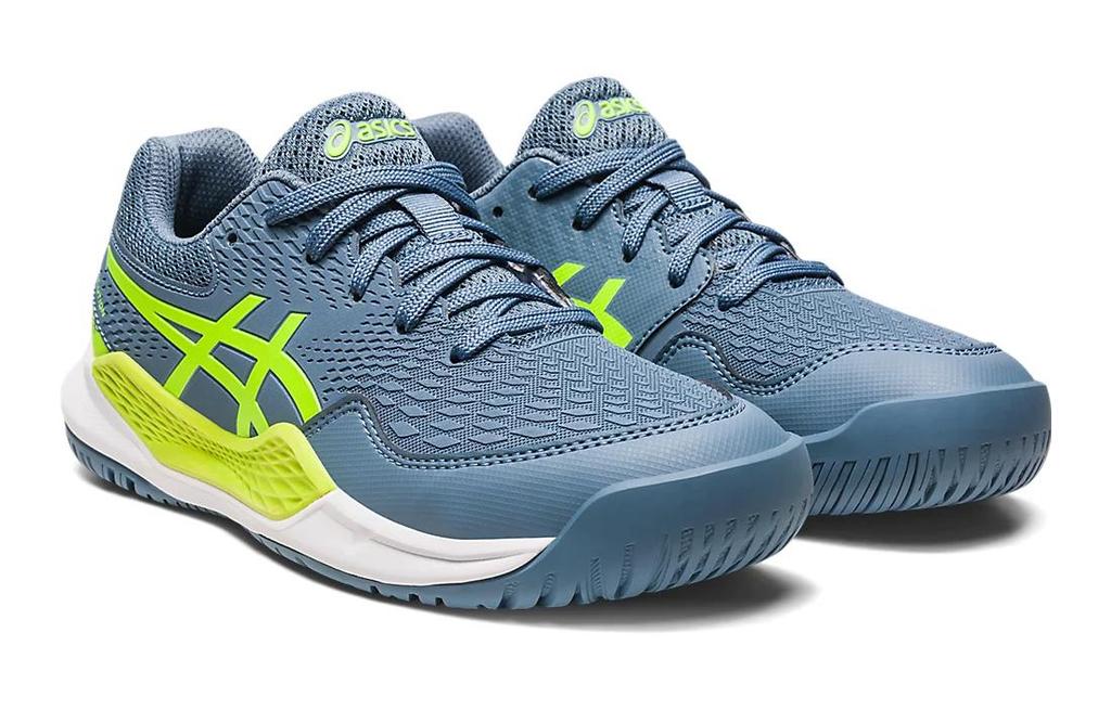 Asics Gel Resolution 9 GS 'Steel Blue Hazard Green' 1044A067-400