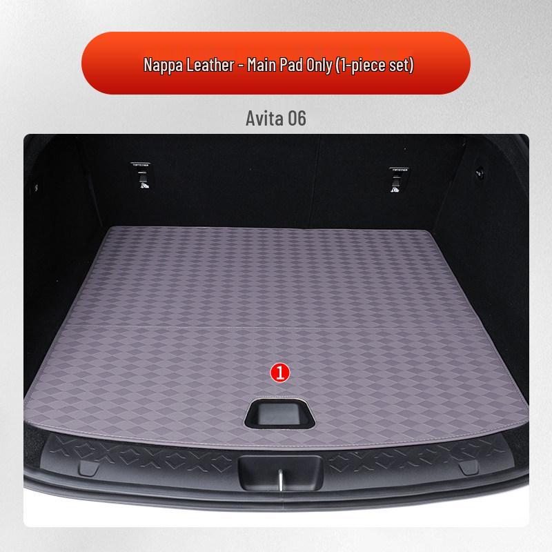 TPE Front & Rear Trunk Leather Mats for Yun Jie Avatr 06