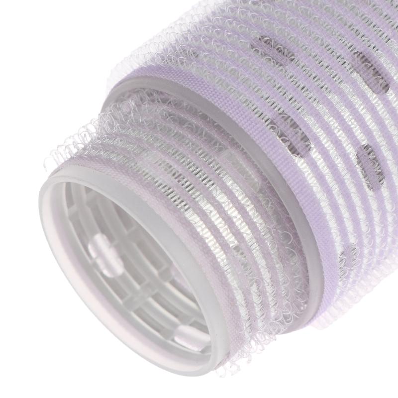 Set da 8 Pezzi di Bigodini Neri Grigio con Nucleo in Alluminio Extra Large, Multiple Misure, Velcro, Jumboo, per Frangia ad Aria, Magic Sleep Curl Bar 60mm