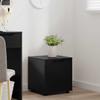Bathroom Cabinet Black 40.5 X 40 X 44 Cm Particleboard