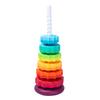Gears Stacking Rings Toy Eco-Friendly Spinning Wheel Toy Smooth Spining Tower Building Blocks Safe for Kids Holiday Toys