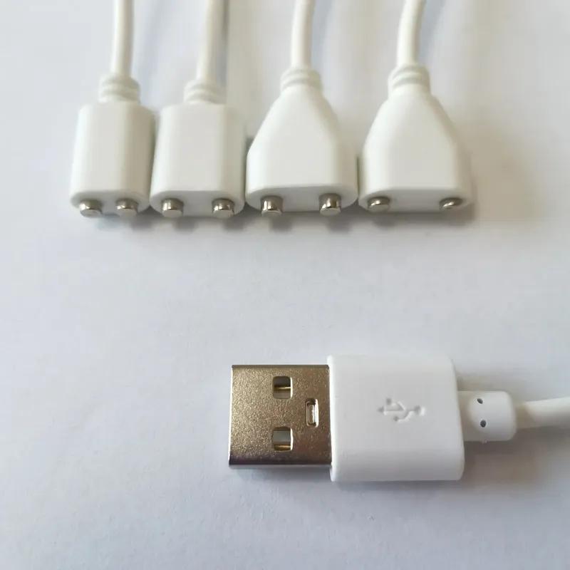 For Rechargeable Adult Toys DC Vibrator Magnetic Cable Cord USB Power Supply Charger USB Charging Cable Sex Products Sex Machine 5mm
