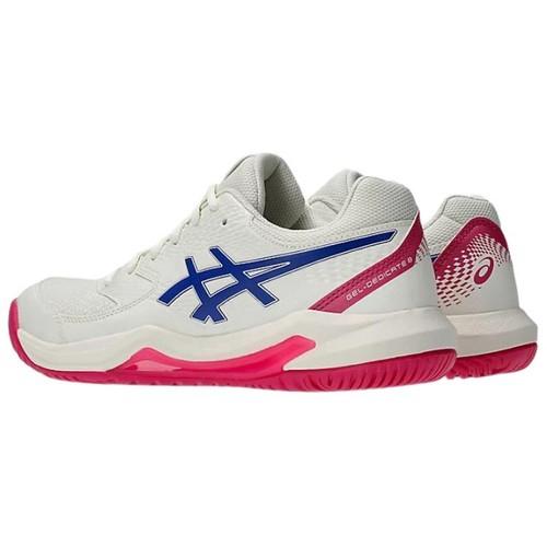 Asics Gel Dedicate 8 Tennis Shoes Women's White Blue Pink - 1042A235-105