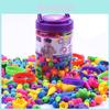 Children's Pop Bead Handmade Diy Material Puzzle Insert Play Little Girl Necklace Bracelet Kindergarten Girl Toy Plastic/plastic 200-1000 Beads
