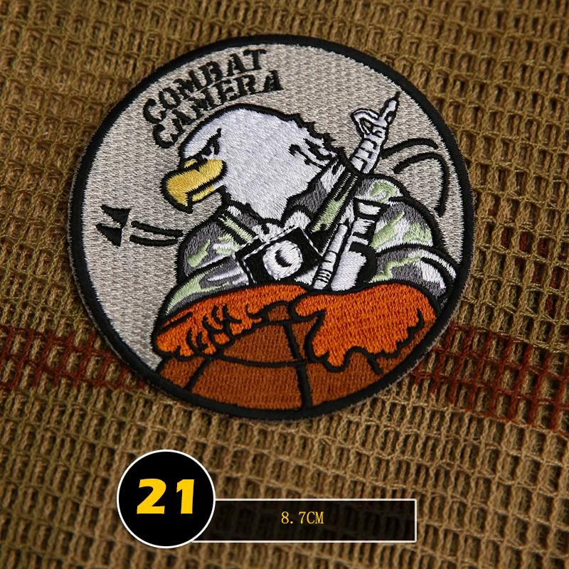 Military Fan Embroidered Armband Flight Jacket Armband Tactical Velcro Cloth Label Shoulder Badge Morale Badge Backpack Sticker