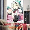 Large Cool Video Game ZZZ Cute Kawaii Angel Girl Tapestry Wall Hanging Art Decoration Aesthetic Background Cloth Birthday Gif