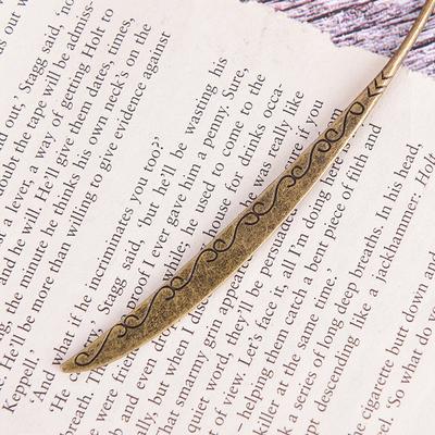 Retro Vintage Metal Alloy Bronze Bookmark Document Book Mark Label Diy For Gift