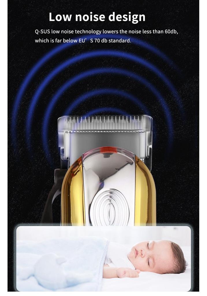 Barber Shop Retro Engraved Electric Hair Clipper & Trimmer