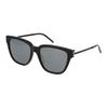 Saint Laurent Full Frame Square Sunglasses Women Sunglasses Black SLM48S-30007876