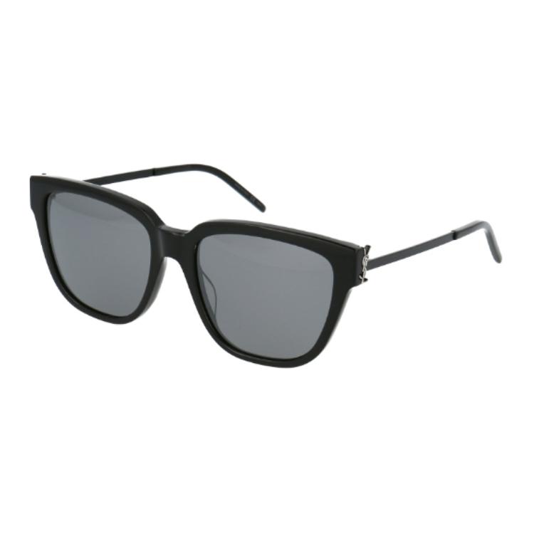 Saint Laurent Full Frame Square Sunglasses Women sunglasses Black SLM48S-30007876 Basic Packaging-Eyeglass Case