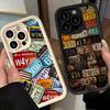 Retro License Plate Pattern Phone Case For Xiaomi Mi 15 14 13 12 14T 11 Lite 12T Poco M6 X7 X6 F4 F5 X3 X4 X5 C40 GT Pro 4G 5G