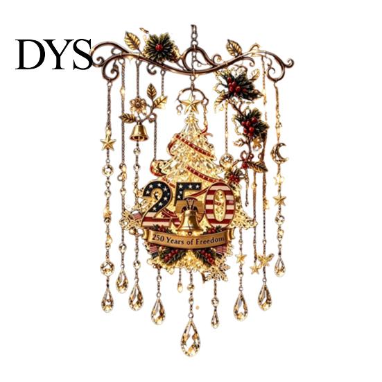 Christmas Holiday Ornaments Handmade Acrylic Wind Chimes for Window Decoration, Festive Hanging Garden Yard Wall Indoor Outdoor, Living Room