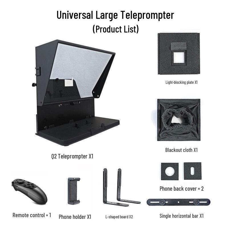 Přenosný teleprompter pro chytré telefony a fotoaparáty