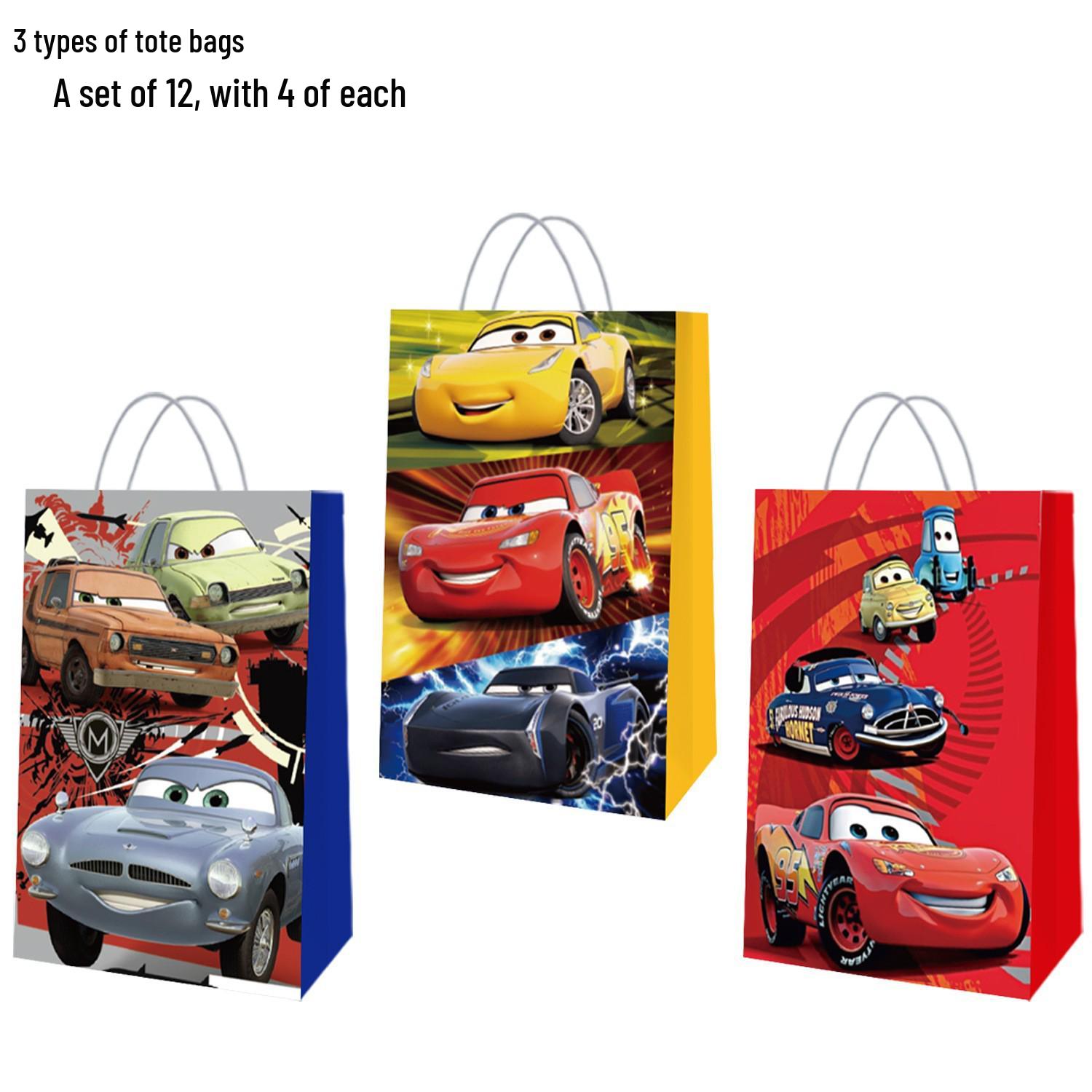 Cars Theme Party Gift & Candy Bags - Birthday, Festival, Gathering