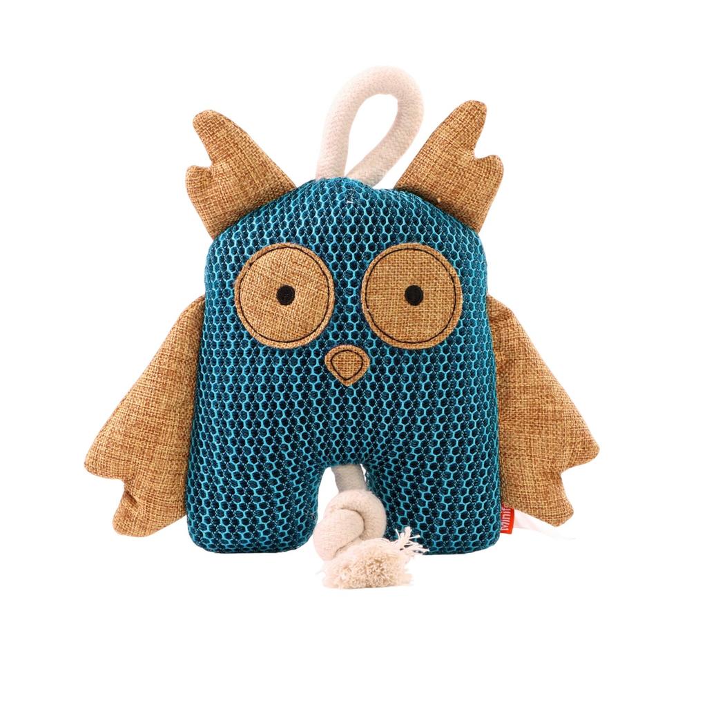 Mbw MiniFeet Owl Rope Dog Toy