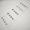 DHKOR1 3D ABS Letters Tesla Logo Carbon Chrome Black Red Badge Car Rear Trunk Stickers For Tesla Model 3 Y X S Back Decals Accessories