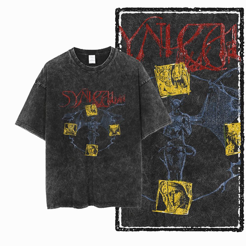 U1 STREE THEME Exclusive Graphic Unisex Cotton Acid Washed T Shirt Cool Vintage Streetwear Men Tshirts Big Size Tee for men