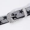 Women's Fashion Diamond Inlaid Star Belt, Luxury Creative Belt, Hip Hop Punk Rock Style Y2k Belt,Suitable For Both Men And Women