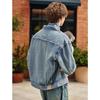 NVG·YOUNG Men's Washed Denim Workwear Jacket