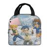 Custom D-Digimons Insulated Lunch Bag for Women Men Leakproof Cartoon Cooler Thermal Lunch Tote Office Picnic Travel