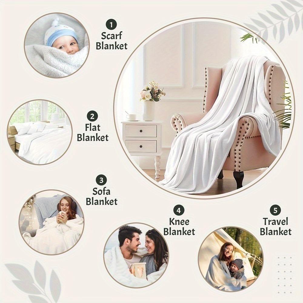 1 Stück Böhmischer Stil Heulender Wolf am Mond Flanelldecke - 100% Polyester, Ganzjahres, Maschinenwaschbar, Fleckenresistent