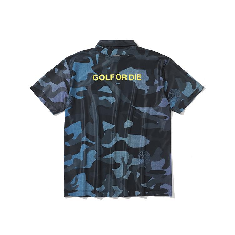 Makeuaenlona M Gn Camo Pattern Ss Polo Lr3Ix03M