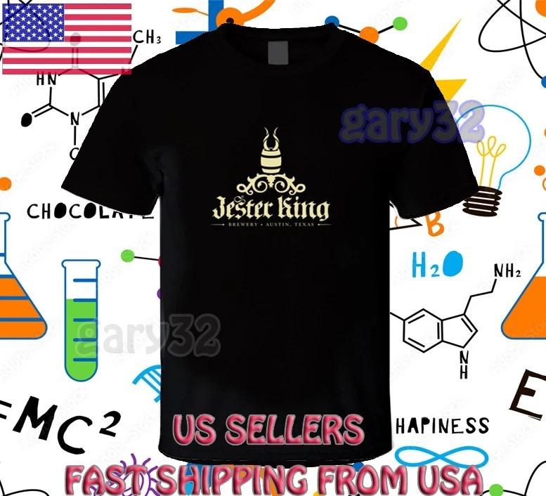 

NEW SHIRT JESTER KING BREWERY AUSTIN TEXAS LOGO T shirt FUNNY USA SIZE S-5XL S