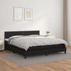 Bed Frame with Mattress - Maison Exclusive - Black Faux Leather - 180x200 Cm - Maximum Relaxation