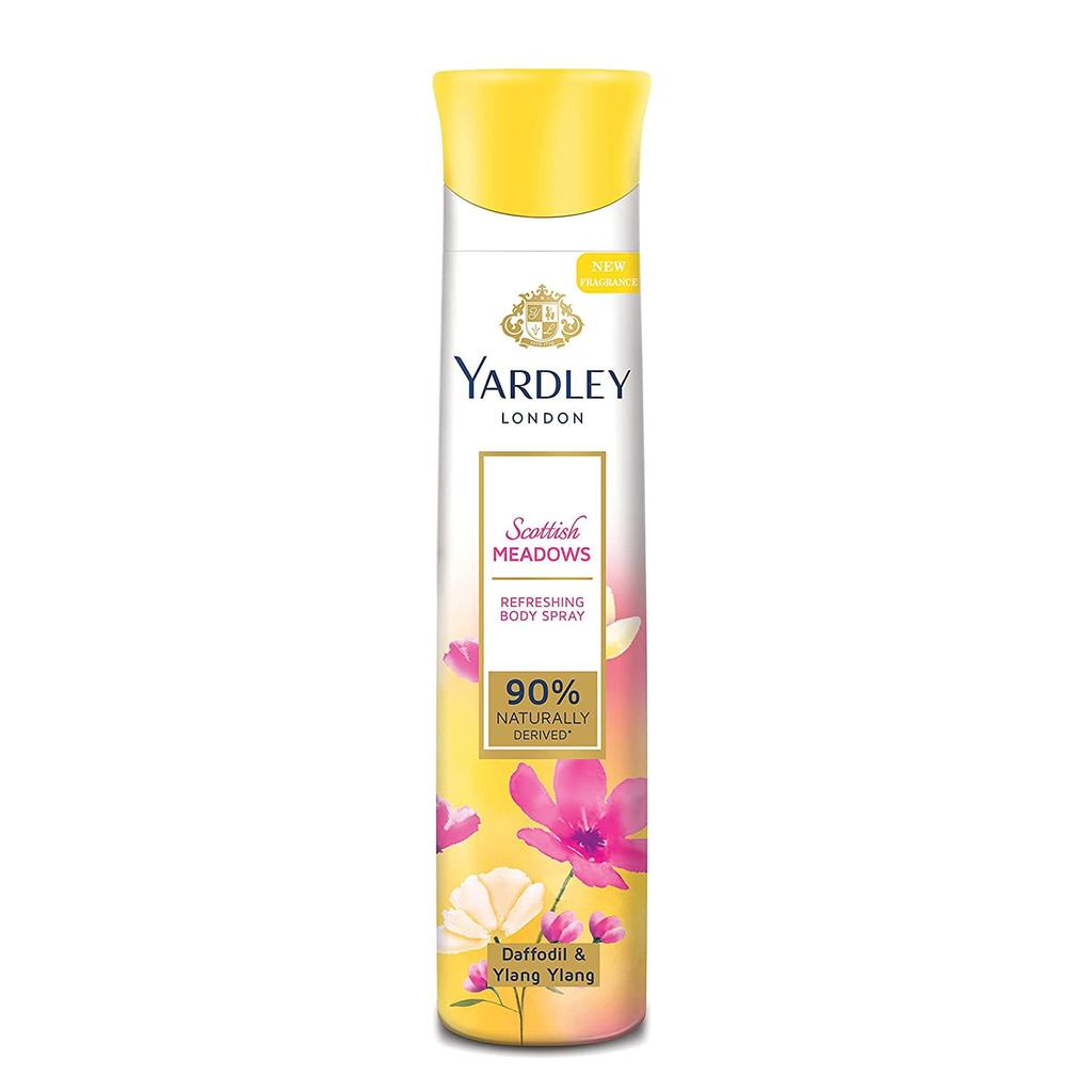 Yardley London Scottish Meadows, Refreshing Body Spray for Women - 150ml