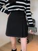 Chic Retro Plus Size Woolen Mini Skirt for Women - Versatile, Slimming, and Stylish