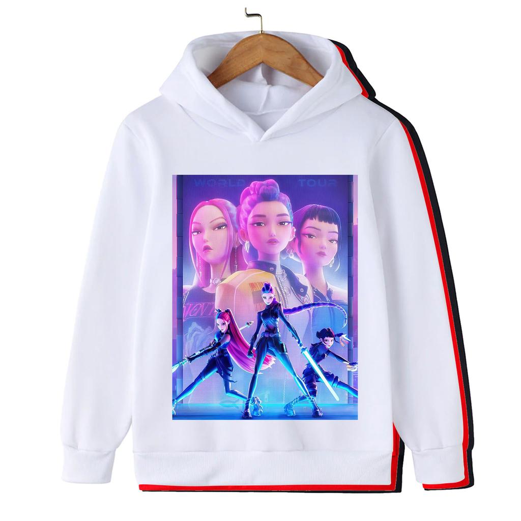 Kpop Witch Hunt Children's Clothing Including Boy's and Girl's Spring and Autumn Hoodies Fashionable Sweatshirts