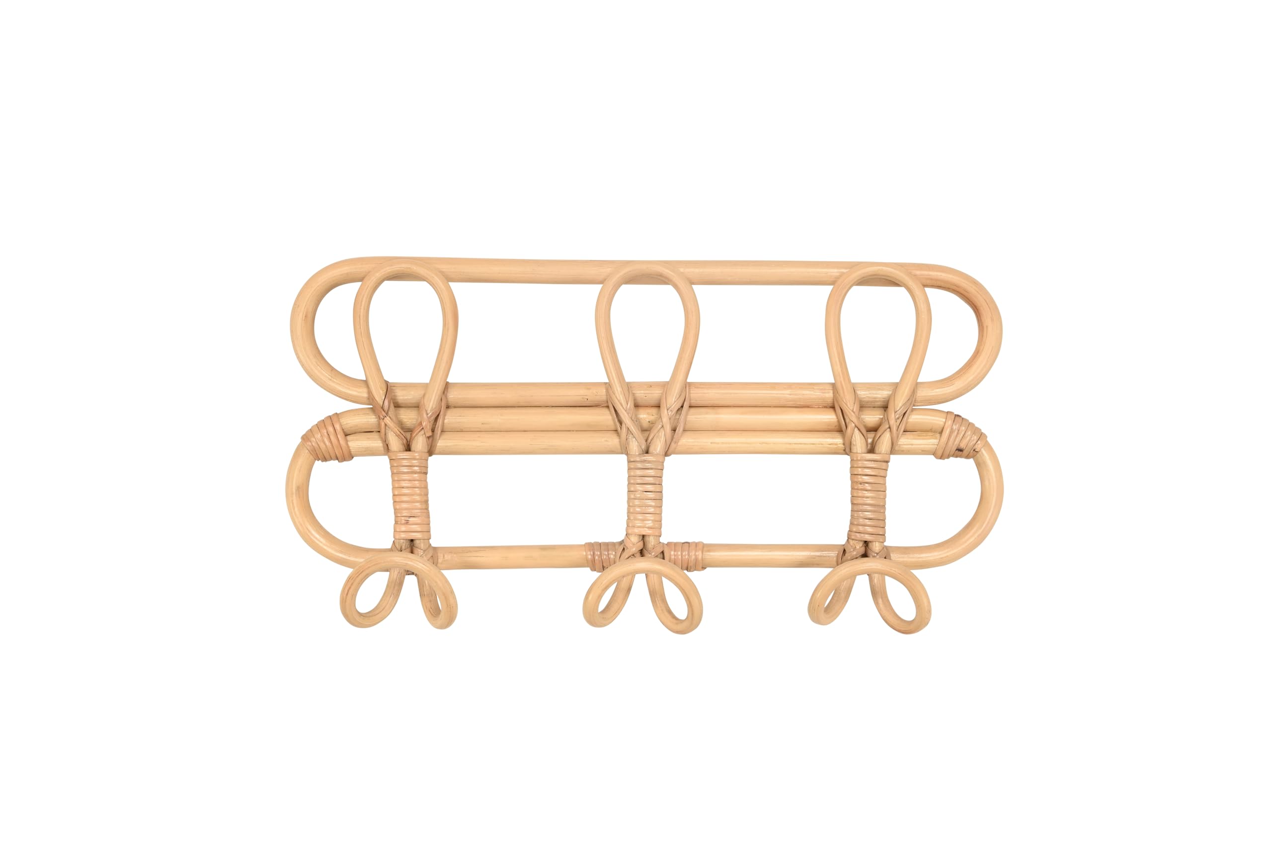

Hrikari Мебель Ротанговая настенная вешалка ANYAM WALL - - HANGER-3