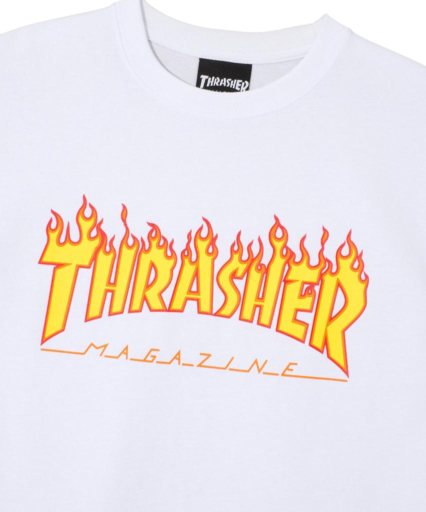 Treasure (W) Flame Short Sleeve T-Shirt White