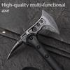 Multi-functional T actical Axe Mountain-splitting Axe Outdoor Self-defense and Survival Equipment Wood-splitting Engineer Axe