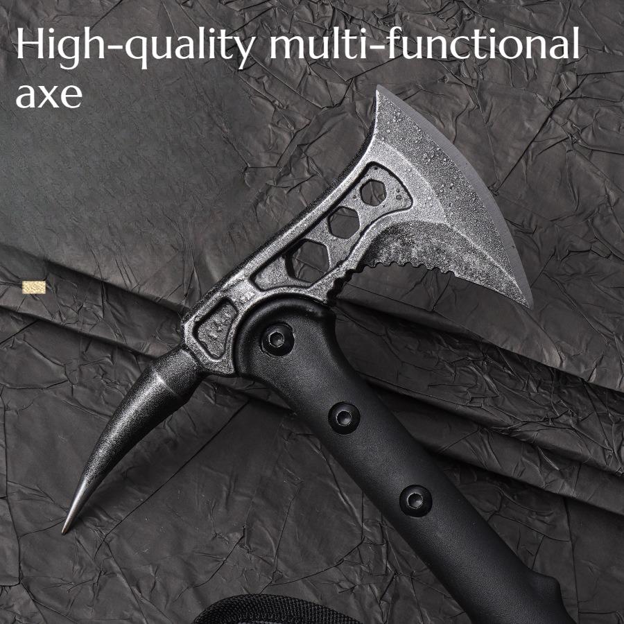 Multi-functional T actical Axe Mountain-splitting Axe Outdoor Self-defense and Survival Equipment Wood-splitting Engineer Axe