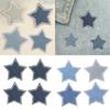 Eye-Catching Star Fabric Applique Embroidered Sewing On Patches for Wedding/ Evening Dress Clothing Patches