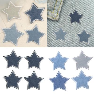 Eye-Catching Star Fabric Applique Embroidered Sewing On Patches for Wedding/ Evening Dress Clothing Patches