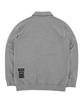 UPPERSTROP [Up3002] Upst Golf Basic Collared Sweatshirt Melange Grey