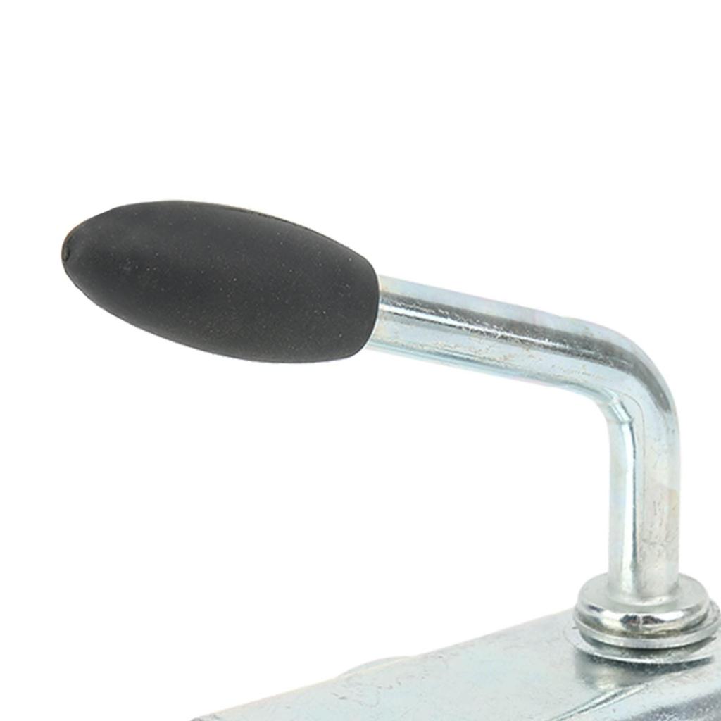 Anhänger Rad Gussklemme Gussklemme Verzinktes Eisen Anhänger Rad Stützständer Wagenheber Geteilte Gussklemme für Rohrdurchmesser 48mm