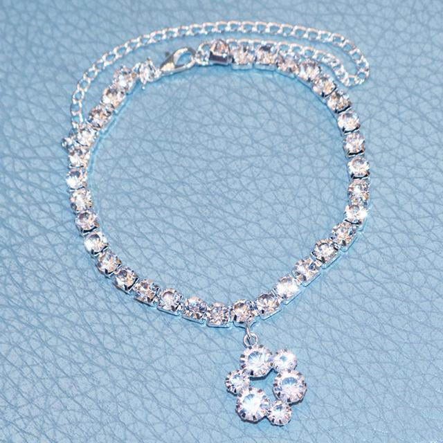 

Нежные подвески в виде капель воды в форме сердца с кристаллами, браслеты на щиколотку для женщин и девочек, босоножки, браслет, аксессуары для щиколотки, ювелирные изделия для вечеринок 22CM