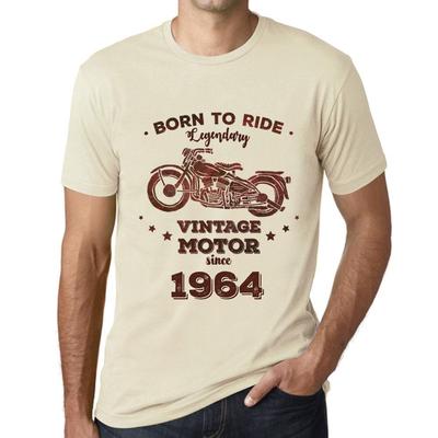 Pánské tričko Vintage tričko s grafikou Easy Rider od roku 1964 Přírodní