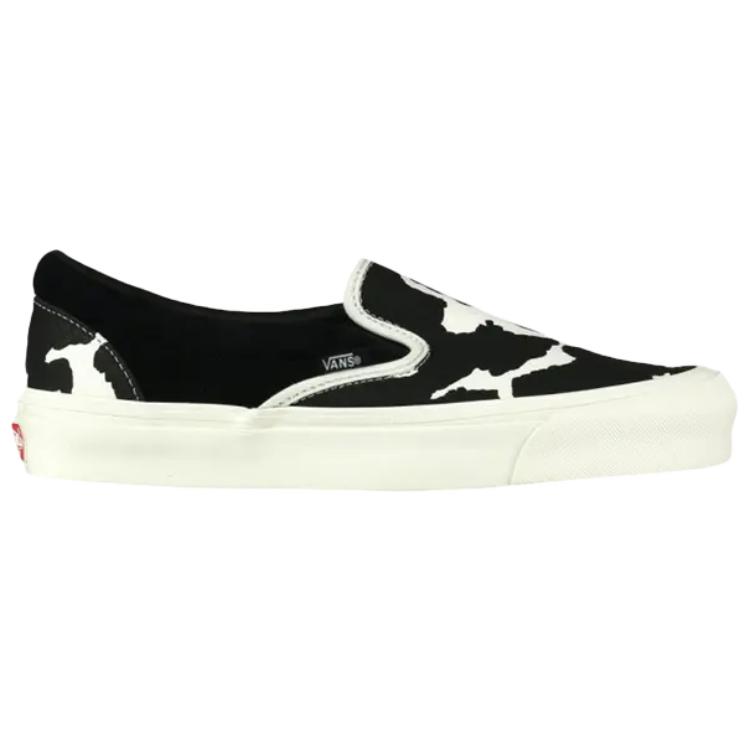 Vans OG Classic Slip-On Cowprint Men Sneakers Black VN000UDFU9O