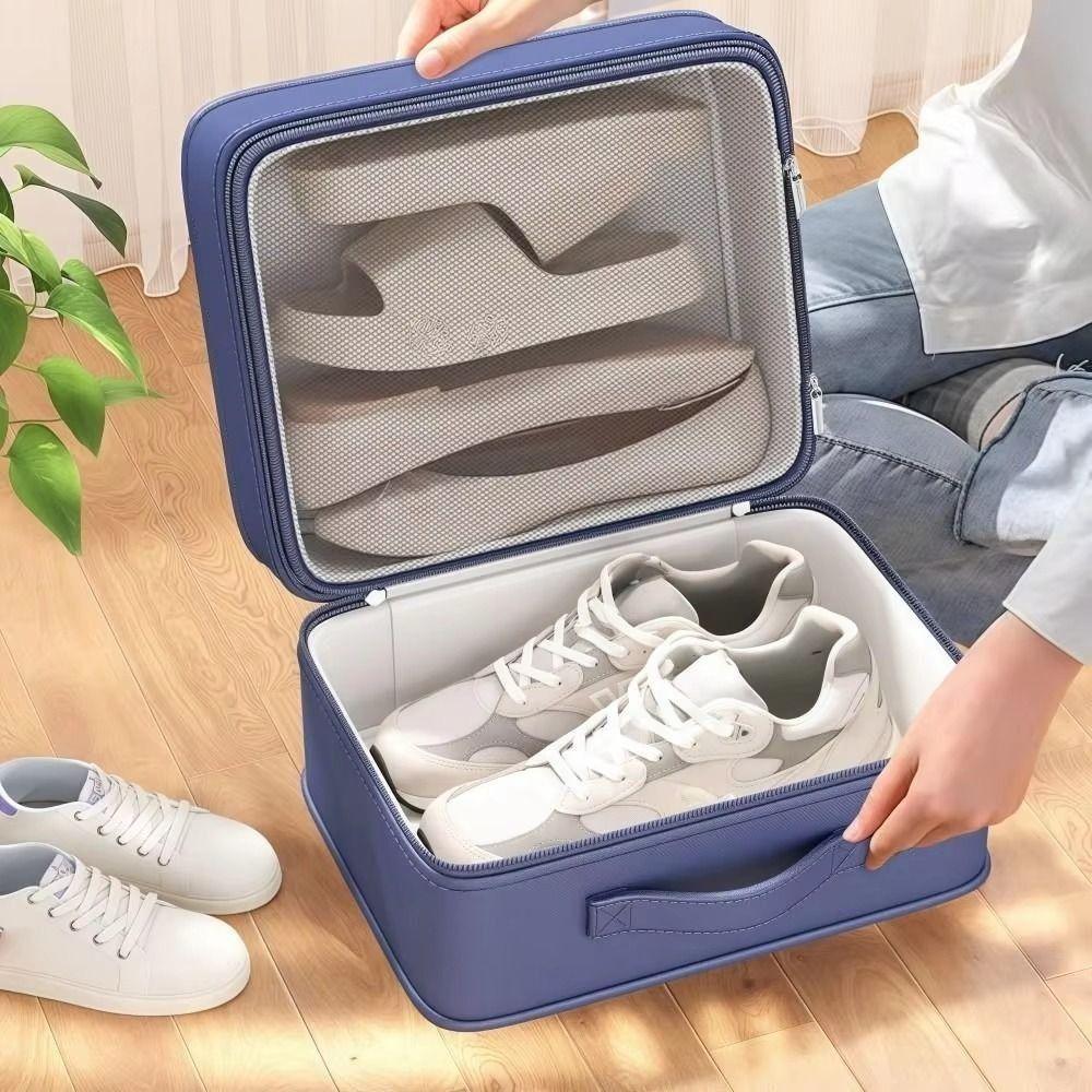 Waterproof Shoe Storage Bags Large Capacity Space-saving Shoes Packaging Pouch Breathable Zipper Shoe Organizer Closet Organizer