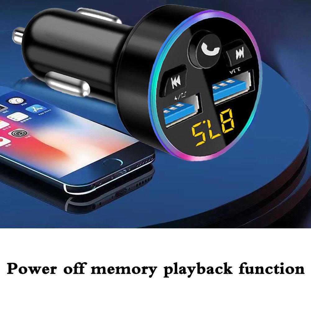 Car Bluetooth-compatible Receiver With Lossless Audio Car Quality Adapter With Lighter And Charger Cigarette Player, MP3 So I8A9