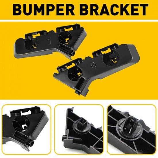 Bumper Bracket Set For Charger Dodge 2011-2014 Steel Front Left & Right Pair EXV