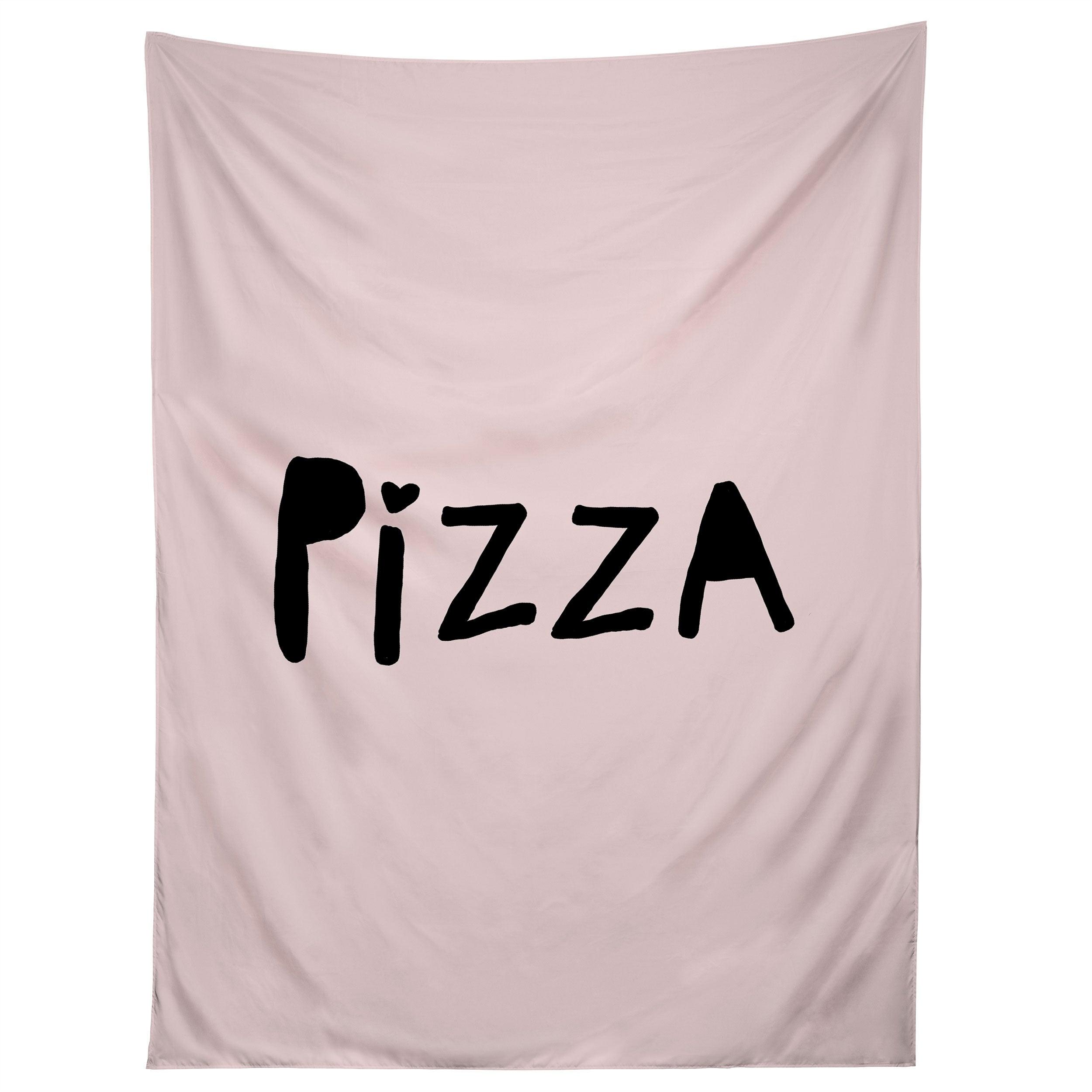 PIZZA PINK tapestry 75x100