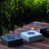 Tabletop Bio-fireplace TANGO3 White Set Mix