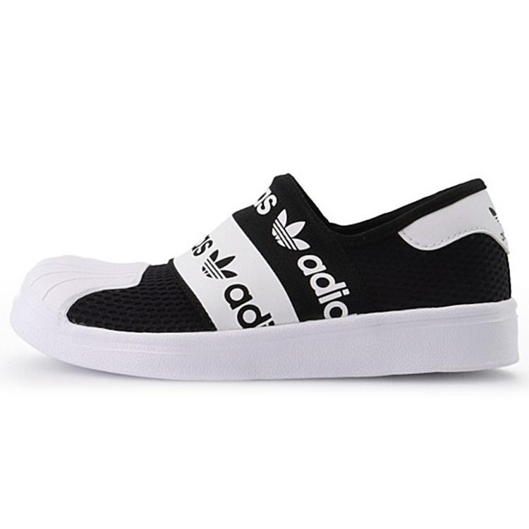 (PS) adidas originals Superstar SMR 360 Black White Kids EG7885 EU 28