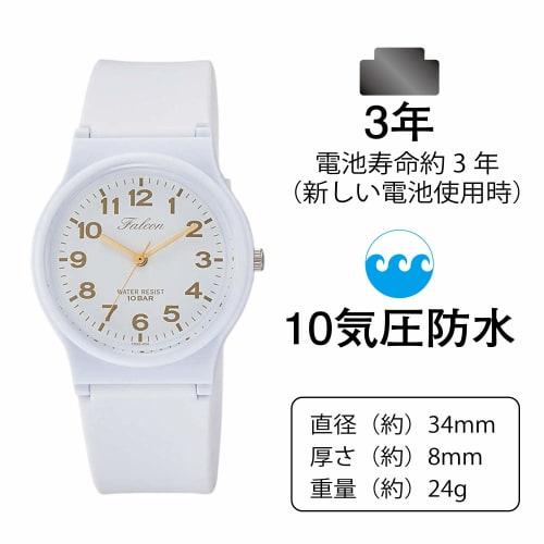 Citizen Q&Q Watch Analog Waterproof Urethane Belt VS20-002 White Gold